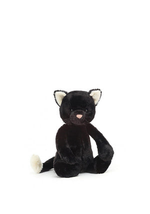 Jellycat Bashful Black Kitten, Black