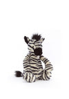 Jellycat Bashful Zebra Medium, Black and White
