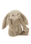 Jellycat Medium Bashful Bunny Soft Toy, Beige