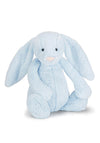 Jellycat Bashful Blue Bunny Soft Toy, Medium