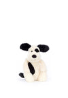Jellycat Small Bashful Puppy, Black & Cream