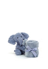 Jellycat Small Fuddlewuddle Elephant Soother, Blue