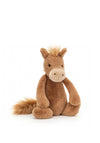 Jellycat Medium Bashful Pony, Caramel