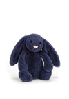 Jellycat Medium Bashful Bunny Toy, Navy