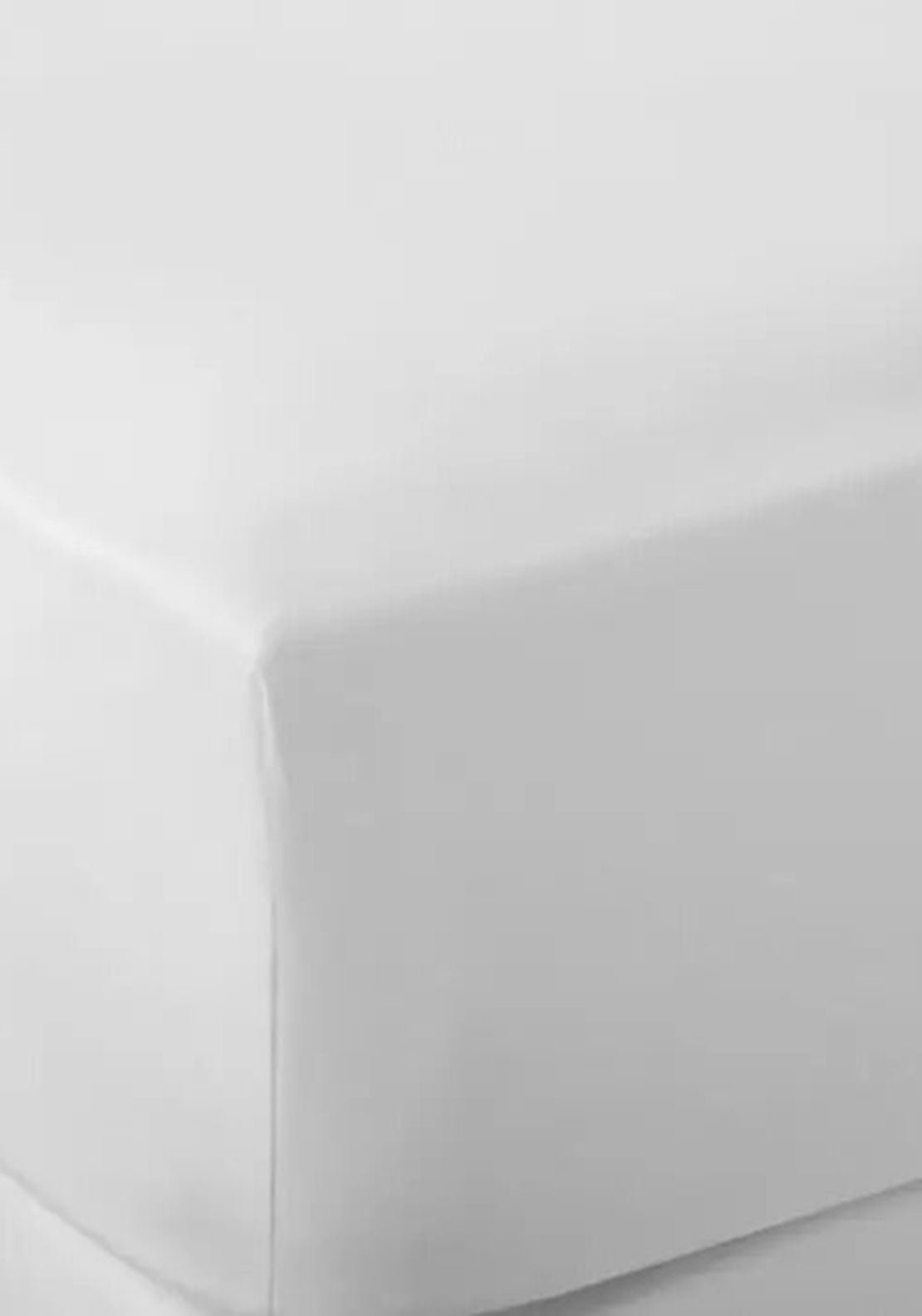 Jo Browne Organic Bamboo 400 Thread Count Double Flat Sheet, White