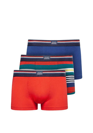 Jockey 3 Pack Short Trunk, Red Flame