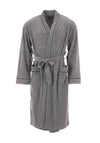 Jockey Mens Cotton Mix Bath Robe, Grey