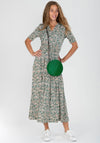 Jolie Moi Vintage Print Midi Dress, Green Multi