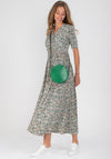 Jolie Moi Vintage Print Midi Dress, Green Multi