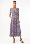 Jolie Moi Selene Animal Print Maxi Dress, Light Pink