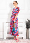 Jolie Moi Dorothy Abstract Print Maxi Dress, Red Multi