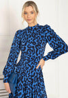 Jolie Moi Kathryn Long Sleeve Midi Dress, Blue