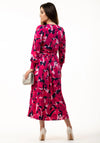 Jolie Moi Vivian Printed Maxi Dress, Abstract Multi