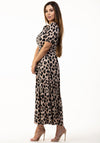 Jolie Moi Beatrice Leopard Print Jersey Maxi Dress, Multi
