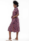 Jolie Moi Calla Printed Midi Shirt Dress, Navy Multi