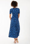 Jolie Moi Animal Print Maxi Dress, Blue