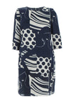 Jomhoy Alameda Graphic Print Dress, Navy