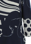 Jomhoy Alameda Graphic Print Dress, Navy