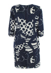 Jomhoy Alameda Graphic Print Dress, Navy