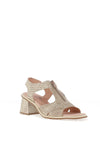 Jose Saenz Block Heeled Sandals, Champagne