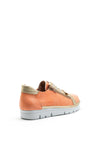 Jose Saenz Leather Sneaker Trainers, Coral