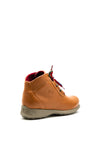 Jose Saenz Soft Leather Lace Up Ankle Boot, Orange