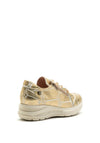 Jose Saenz Distressed Leather Chunky Trainers, Gold