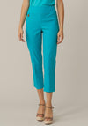 Joseph Ribkoff Cropped Tapered Trousers, Teal