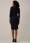 Joseph Ribkoff Signature Blazer Inspired Midi Dress, Navy