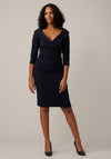 Joseph Ribkoff Signature Blazer Inspired Midi Dress, Navy