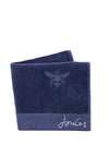 Joules Botanical Bee Semi Plain Bath Towel, Comet