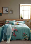 Joules Cotswold Floral Duvet Cover Set, Atlantic Blue