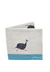 Joules Guinea Fowl Bath Towel, Multi