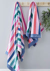 Joules Lost Garden Stripe Towels, Multi-Coloured