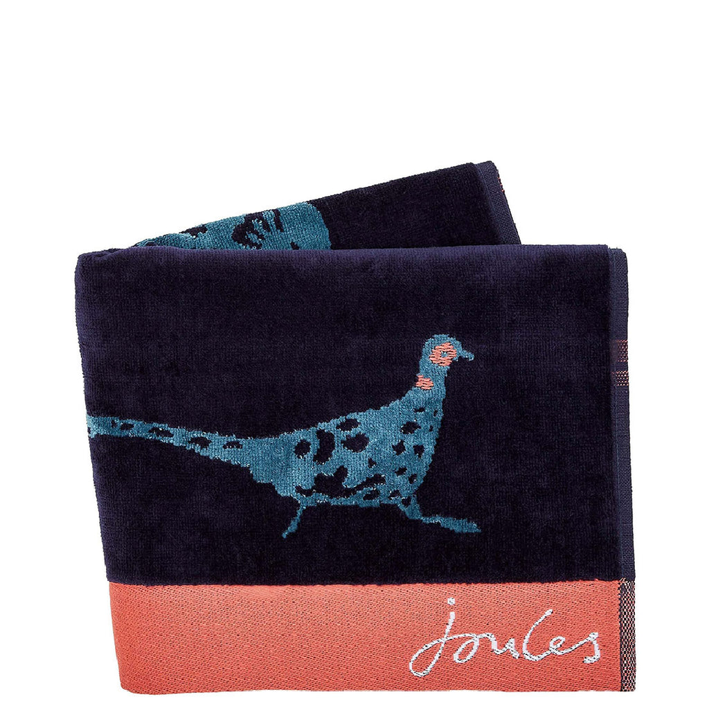 Joules Pheasant Bath Towel, Teal McElhinneys