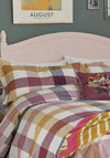 Joules Country Ramble Check Duvet Cover, Plum
