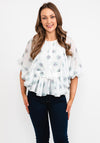 Jovonna Gavin Floral Blouse, White
