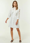 Jovonna Pascale Embroidered Lace Mini Dress, White