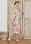 Jovonna Wildflower Off the Shoulder Midi Dress, Multi