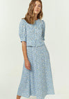 Jovonna Eleonore Floral Midi Dress, Blue Multi