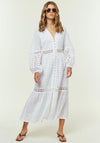 Jovonna Ciella Lace Maxi Shirt Dress, White
