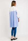 Jovonna Ostuni Panel Shirt, White & Blue