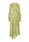 Jovonna Angnella Wrap Maxi Dress, Green