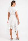 Jovonna Foro Embroidered Midi Dress, White
