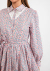 JJovonna Giorgia Flora Mini Dress, Floral Pink