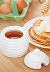 Judge Table Essentials Porcelain Honey Dizzle Pot, White