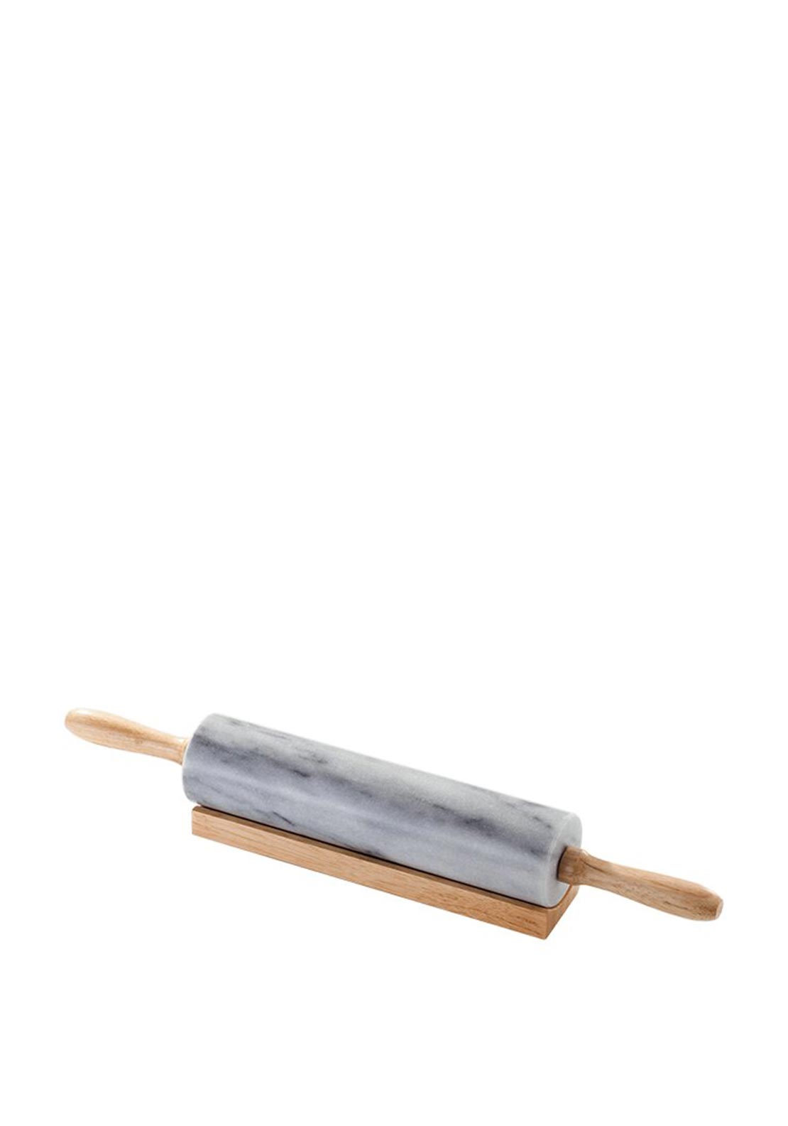 Judge Marble Rolling Pin and Wooden Stand McElhinneys