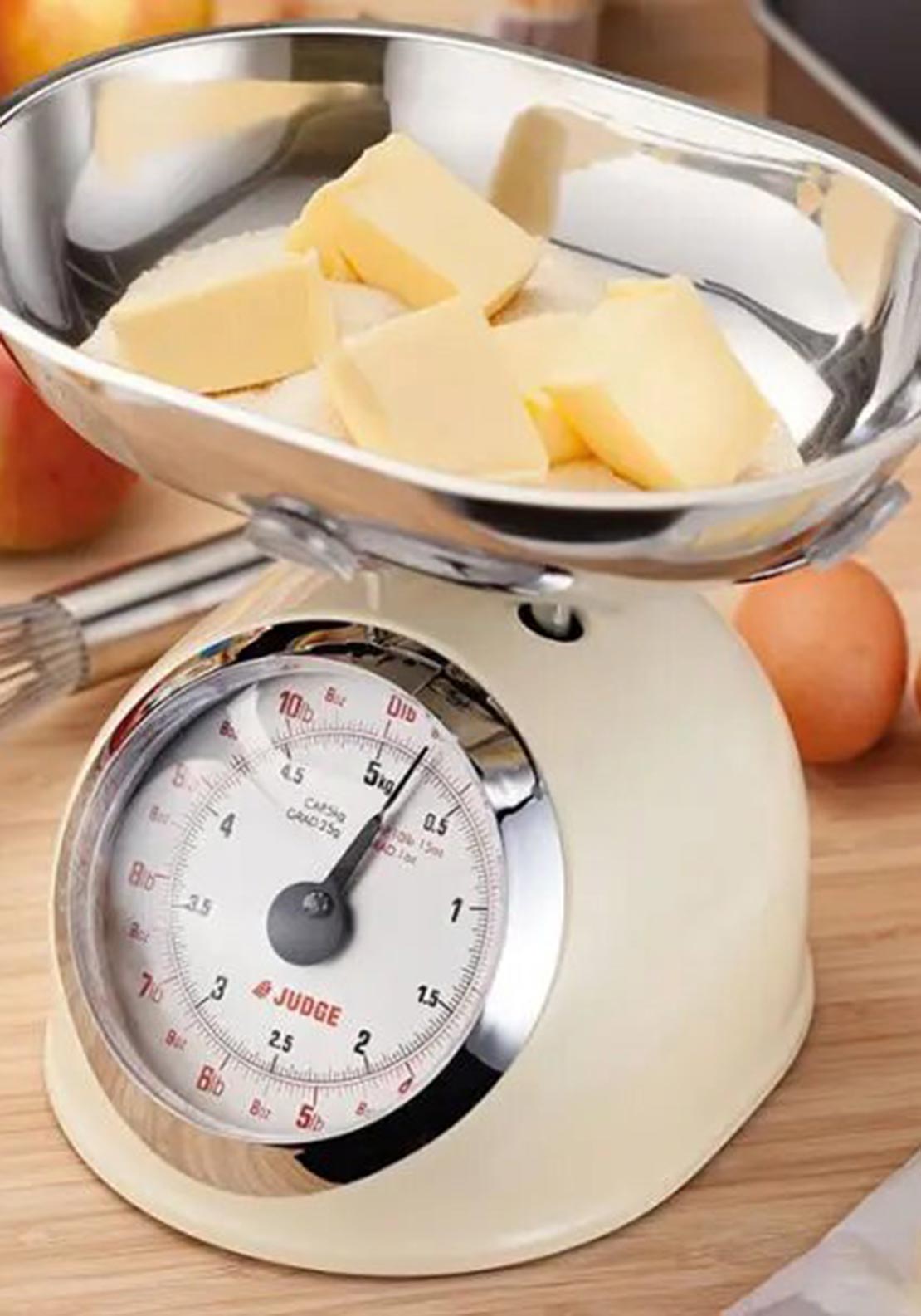Judge Kitchen 5.0kg Traditional Scale, Cream