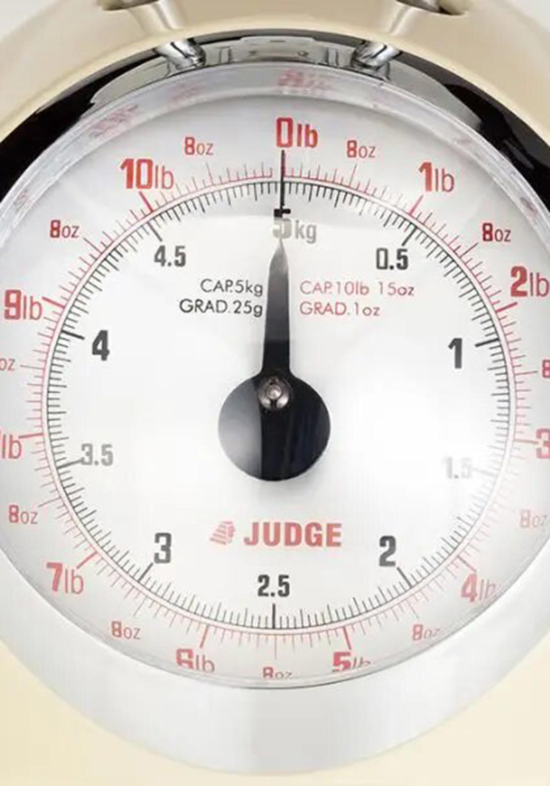 Judge Kitchen 5.0kg Traditional Scale, Cream