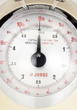 Judge Kitchen 5.0kg Traditional Scale, Cream